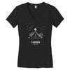 Camping Women's V-Neck T-Shirt