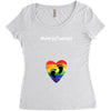 Worth The Wait Baby Foot Women's Triblend Scoop T-shirt