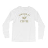 powered by coffee Long Sleeve Shirts