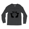 I'S NOT DRINKING ALONE IF DOG IS HOME. Long Sleeve Shirts
