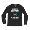 sarcastic comment loading Long Sleeve Shirts