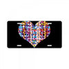 Heart License Plate
