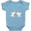 chicken fight Baby Onesie