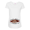 November Peeking Out Baby Boy Maternity Scoop Neck T-shirt