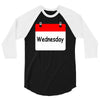 title of day of the week wednesday day of the week 3/4 Sleeve Shirt