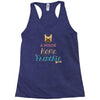 house is not a home without a frenchie Racerback Tank