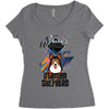 who loves german shepherd Women's Triblend Scoop T-shirt