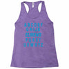 alphabet abc elemno Racerback Tank