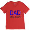 dad the man V-Neck Tee