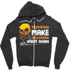 Trumpkin Make Halloween Great Again Zipper Hoodie