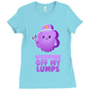 working off my lumps Ladies Fitted T-Shirt