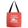 all aboard hot mess express train Tote Bags