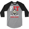 we all lift down here 3/4 Sleeve Shirt