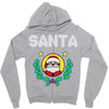 santa christmas Zipper Hoodie