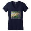 Georges Pierre Seurat A Sunday Afternoon On The island Of La Grande Ja Women's V-Neck T-Shirt