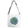 lotus flower Adjustable Strap Totes