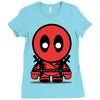 deadpool Ladies Fitted T-Shirt