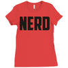 nerd (3) Ladies Fitted T-Shirt
