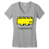 legosaurus Women's V-Neck T-Shirt