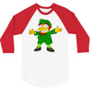 happy saint patrick day simpson 3/4 Sleeve Shirt