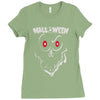 ghose face halloween Ladies Fitted T-Shirt