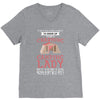 camping lady V-Neck Tee