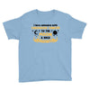 I Love Someone With Childhood Cancer To The Moon And Back To Infinity Youth Tee