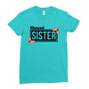blessed sister with flower Ladies Fitted T-Shirt