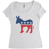keledai Women's Triblend Scoop T-shirt