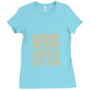 never settle Ladies Fitted T-Shirt