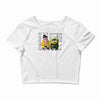 pat and silent bob Crop Top