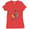 jake paul colorful Ladies Fitted T-Shirt
