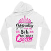 Celebrating With the 8th Birthday Queen Zipper Hoodie