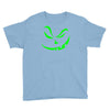 scary pumpkin halloween Youth Tee