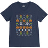 happy halloween ugly christmas sweater V-Neck Tee