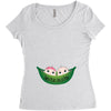 Two Peas In a Pod Twin Babies Women's Triblend Scoop T-shirt