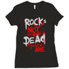 rock's not dead you are Ladies Fitted T-Shirt