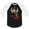 i want you to rebel 3/4 Sleeve Shirt