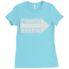 i'm with stupid Ladies Fitted T-Shirt