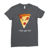 i love pizza! Ladies Fitted T-Shirt
