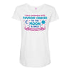I Love Someone with Thyroid Cancer to The Moon and Back to Infinity Maternity Scoop Neck T-shirt