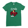 crab Ladies Fitted T-Shirt