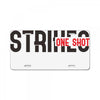 one shot License Plate