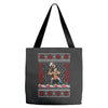 ugly sweater fight christmas t shirts Tote Bags