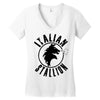 italian stallion Women's V-Neck T-Shirt