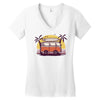Sunset Van Women's V-Neck T-Shirt