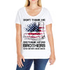 Veteran Don't Thank Me Thank My Brothers Who Never Came Back Ladies Curvy T-Shirt