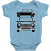 classic mini, ideal birthday gift or birthday present Baby Bodysuit