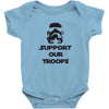 support our troops Baby Bodysuit
