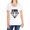 dobre twins dobre brother Ladies Curvy T-Shirt